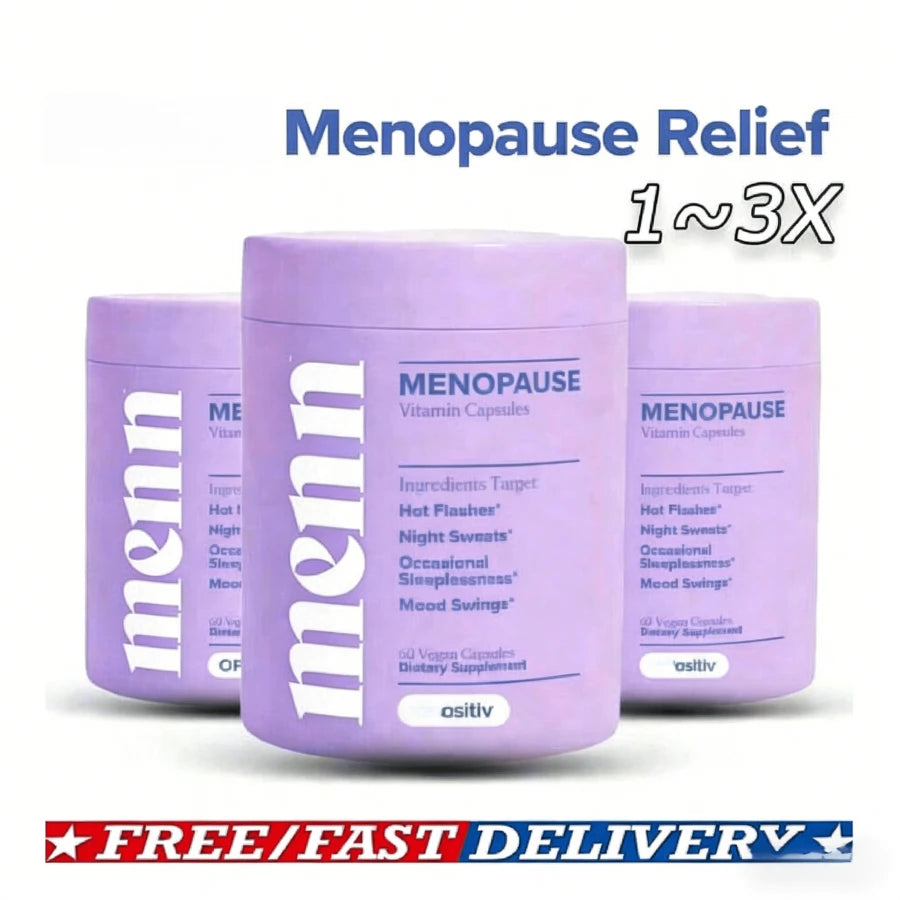Menopause Comfort Complex - Herbal Support With Black Cohosh & Ashwagandha - Reduces Night Sweats, Flashes & Mood Swings - 30-Day Supply - 2