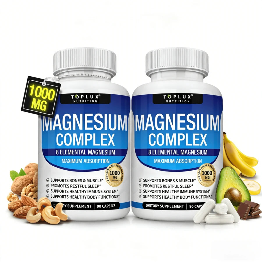 Magnesium Complex 8 EssentialMagnesium Supplement Fitness Edible - Default Color