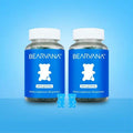 Bearvana Blue Bottle Bear Shaped Berry Chewy Gummies Dietary Supplement, Natural Mixed Berry Fruit Flavor Daily Gentle Wellness Nutrient Soft Gummies, 60 Count Portable Sealed Glass Bottle - 2PCS
