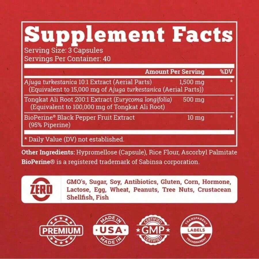 Turkesterone 115000mg Natural Fitness Re