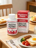 Physician's CHOICE 60CT Dual Action Digestive Enzymes 16 Enzymes + Organic Prebiotics Probiotics  Gut & Digestive Comfort Support. - Default Color