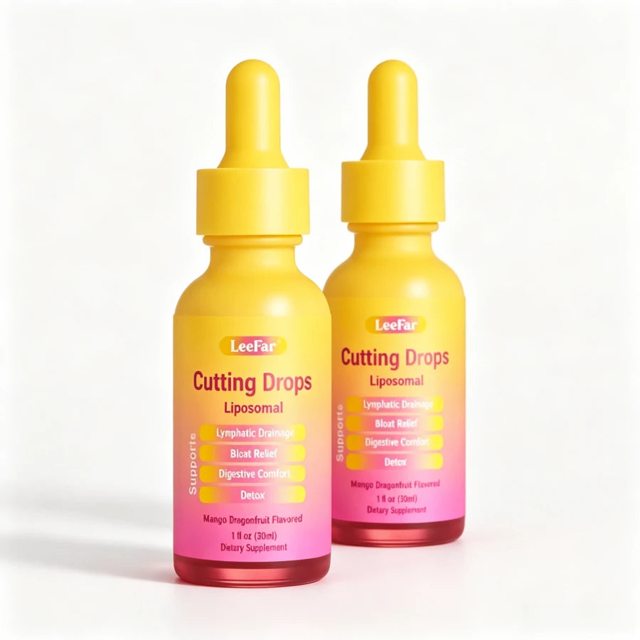 LeeFar Cutting Drops Herbal Dietary Supplement Liquid Drops, Formulated With Dandelion, Cleavers, Burdock & Elderberry, Mango Dragonfruit Flavor, 30 Servings - Default Color