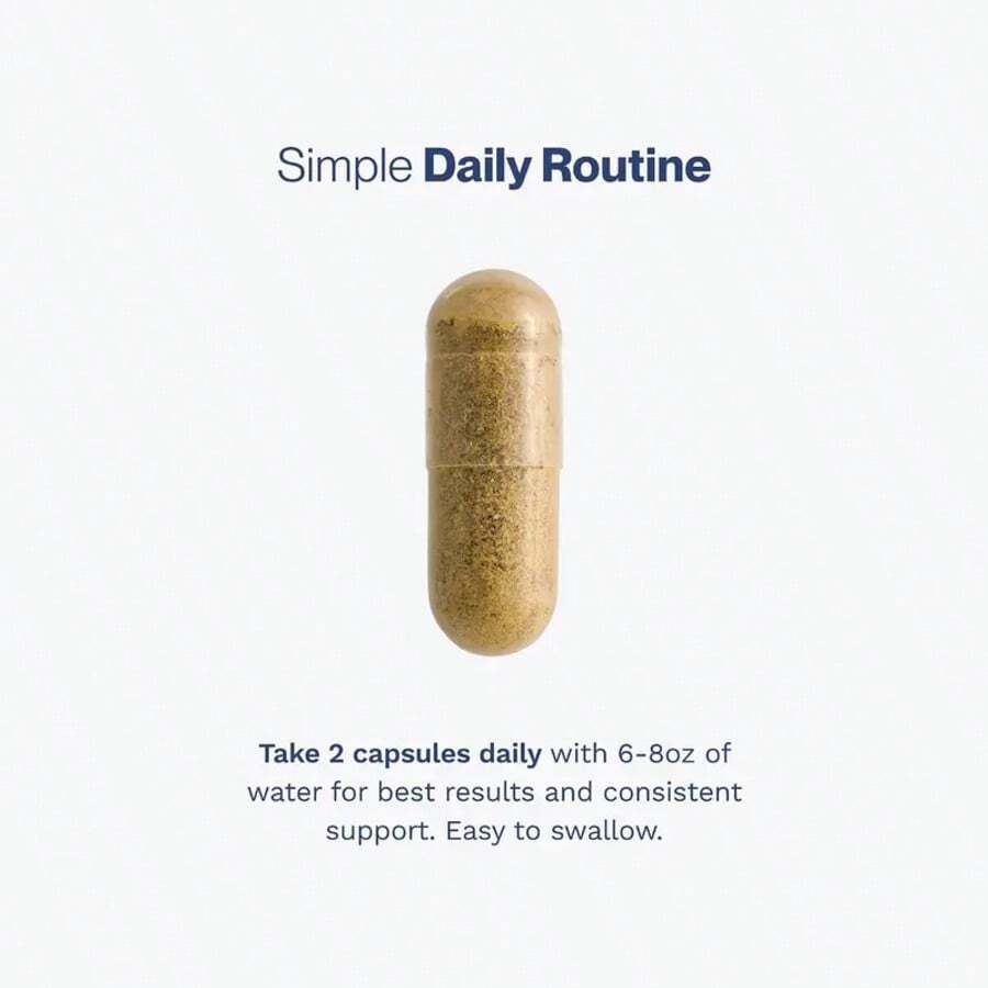 Protaflo Capsules Dietary Supplement, Blend Of Probiotics, Black Walnut, Nettle, Turmeric, Lycopene, Pumpkin Seed, Vitamin D3 & K2, Zinc And Selenium, 60 Capsules - 1