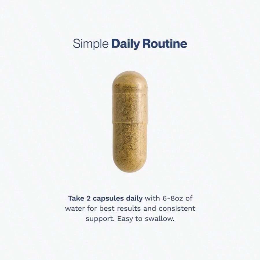 Protaflo Capsules Dietary Supplement, Blend Of Probiotics, Black Walnut, Nettle, Turmeric, Lycopene, Pumpkin Seed, Vitamin D3 & K2, Zinc And Selenium, 60 Capsules - 1