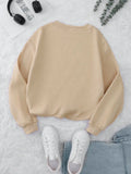Long sleeve graphic sweatshirt for women