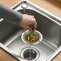 1Pc Stainless Steel Kitchen Sink Filter, Garbage Food Residue/Hair Catcher, Keep Your Bathtub